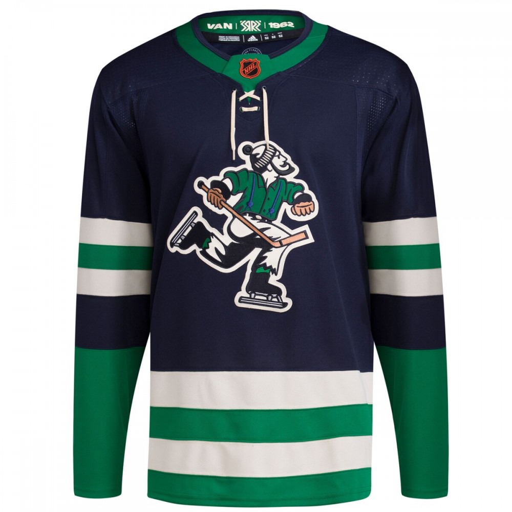 Vancouver Canucks adidas Reverse Retro 2.0 Authentic Blank Jersey - Navy-Pro Kit Vault | Brand New 26/27 Sports Jerseys